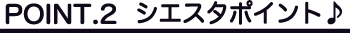 シエスタポイント